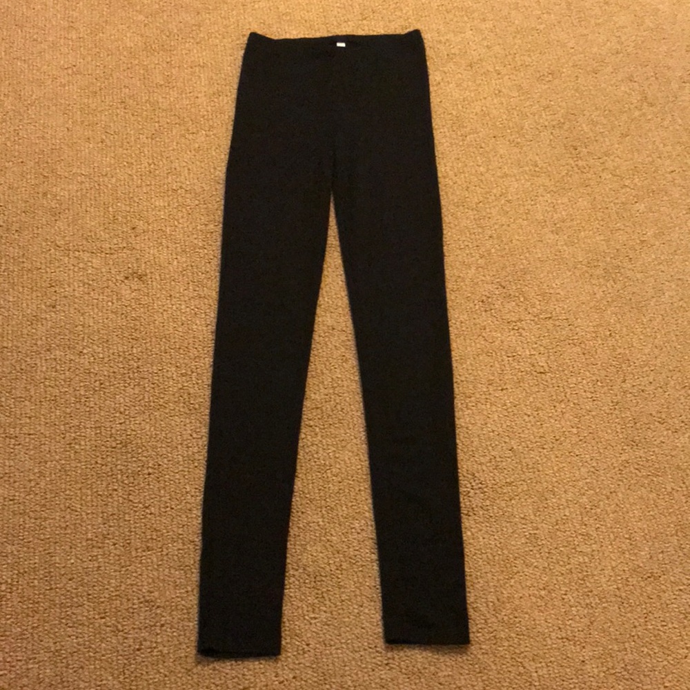 RVCA black leggings with slight sparkle! Size S